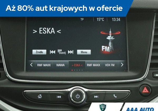 Opel Astra cena 43500 przebieg: 110398, rok produkcji 2018 z Radymno małe 211